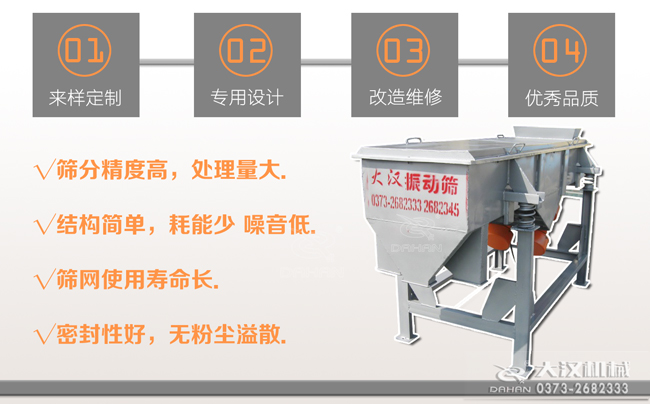 硫酸鎂顆粒直線振動篩分機(jī)